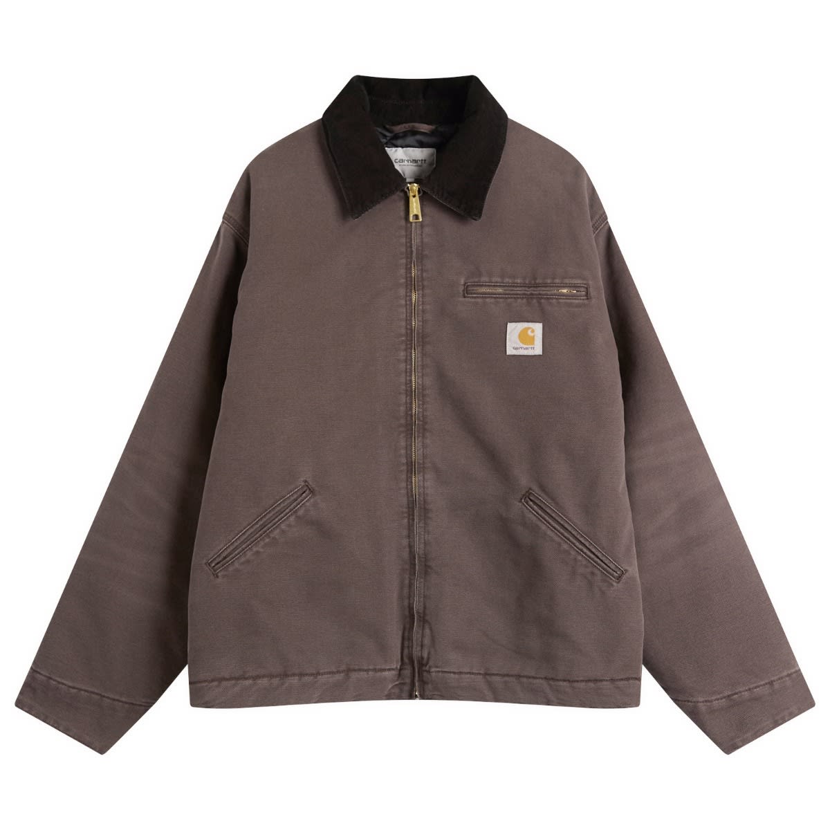 Carhartt ジャケット Carhartt WIP OG Detroit Jacket Tobacco & Black Stone Canvas