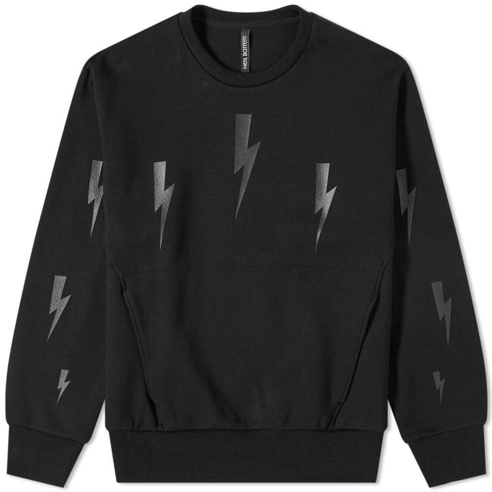 Lightning Bolt Kangaroo Pocket Crew Sweat