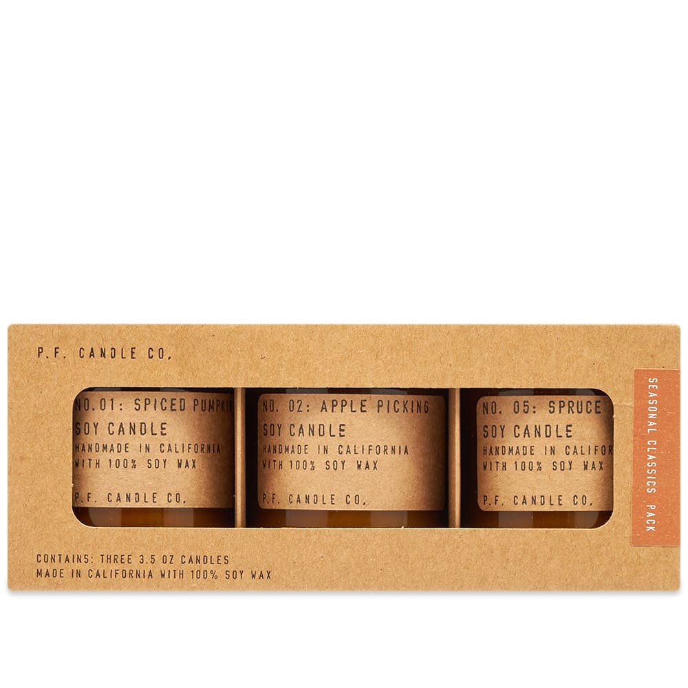 P.F. Candle Co Seasonal Classics Mini Soy Candle Set 3 x 3.5oz END. (Global)