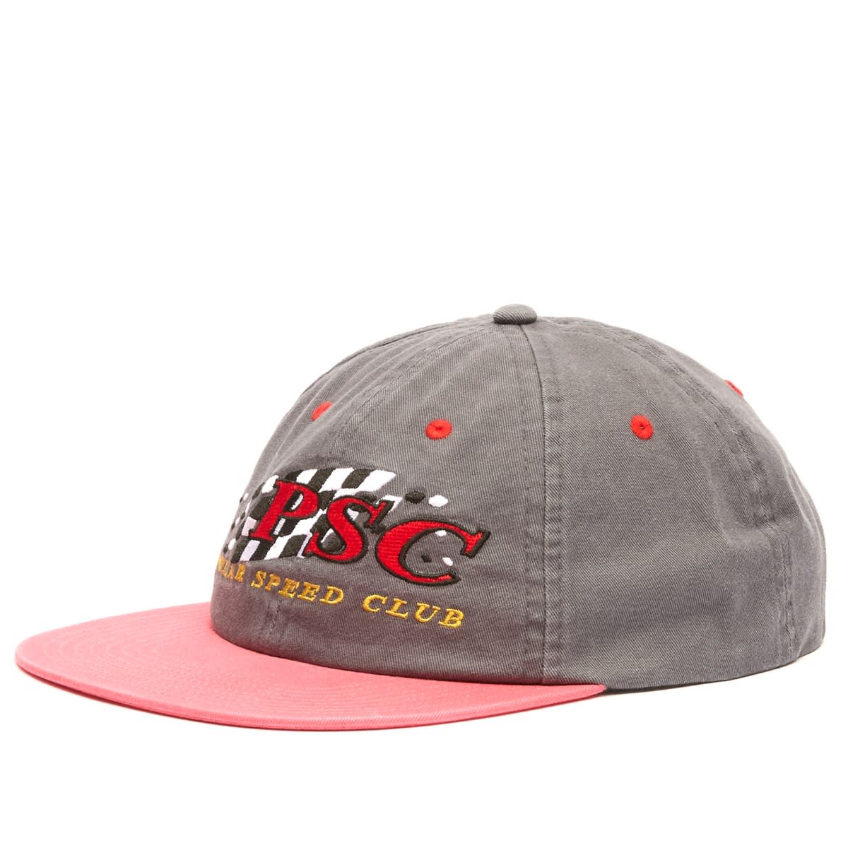 Polar Skate Co. Men’s Polar Speed Club Cap Grey/Red