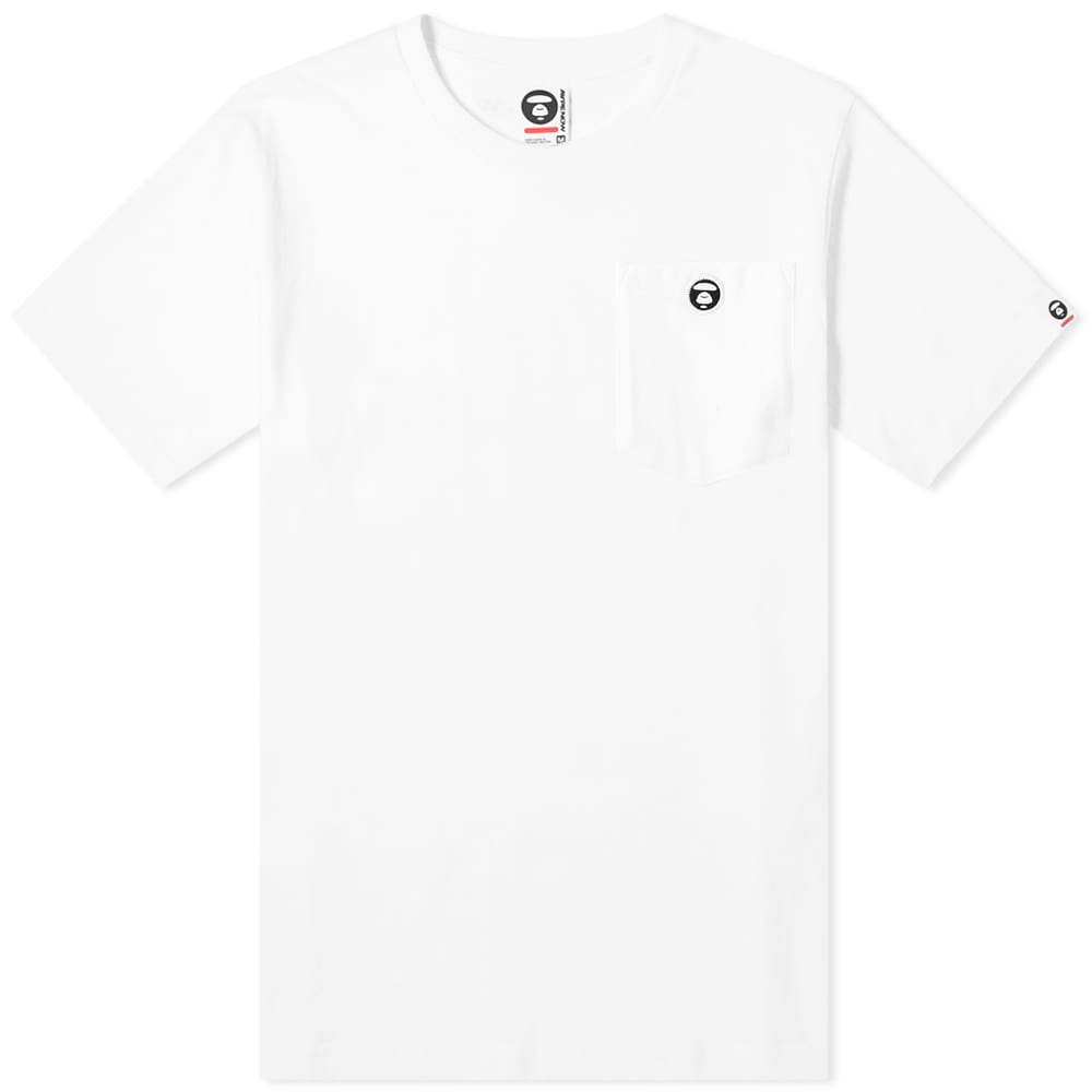 Aape white t shirt clearance