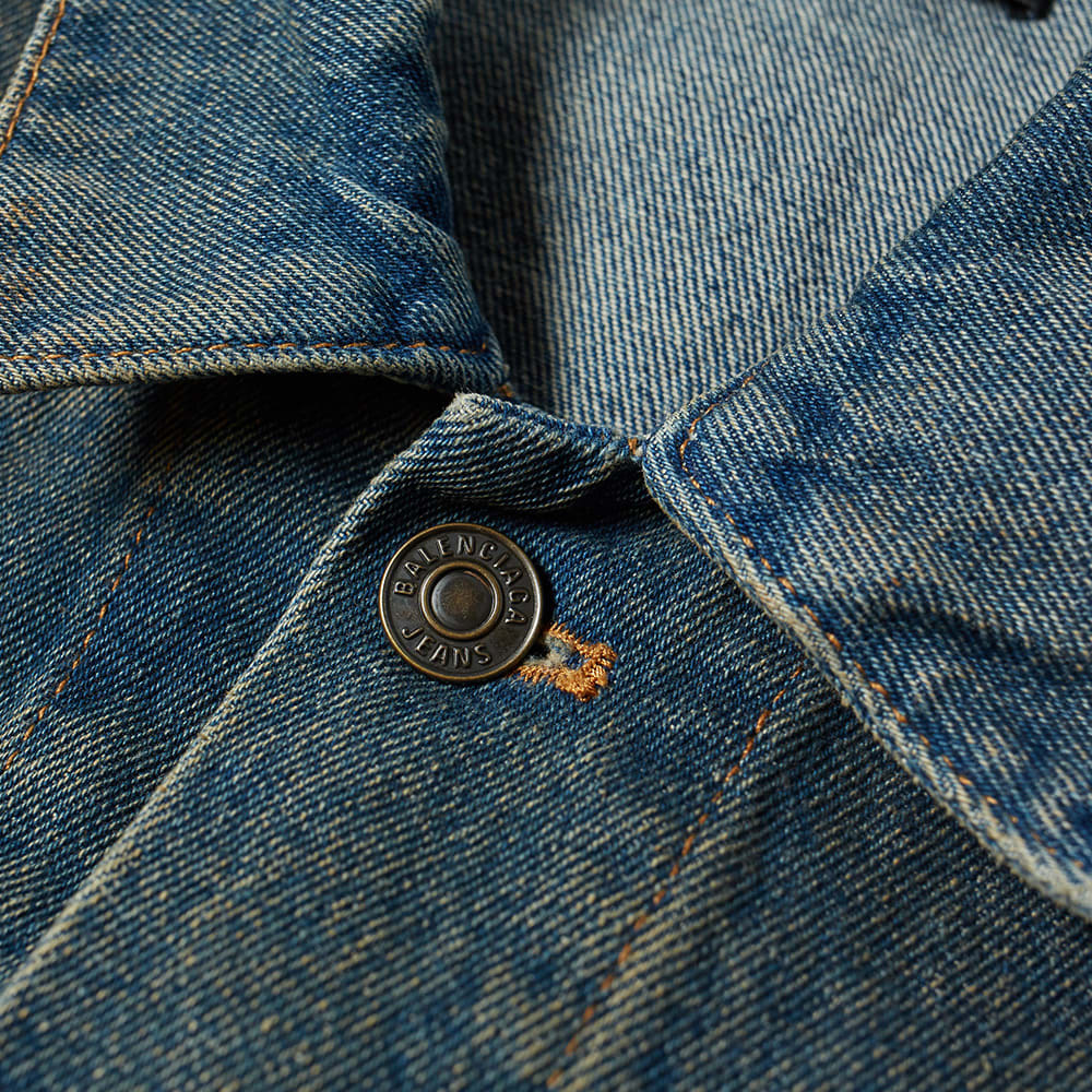 Logo Denim Jacket Light Rust Indigo 