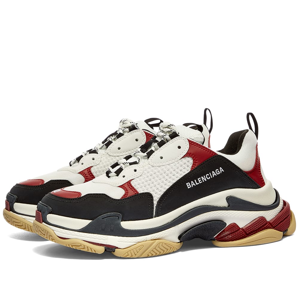 balenciaga triple s red