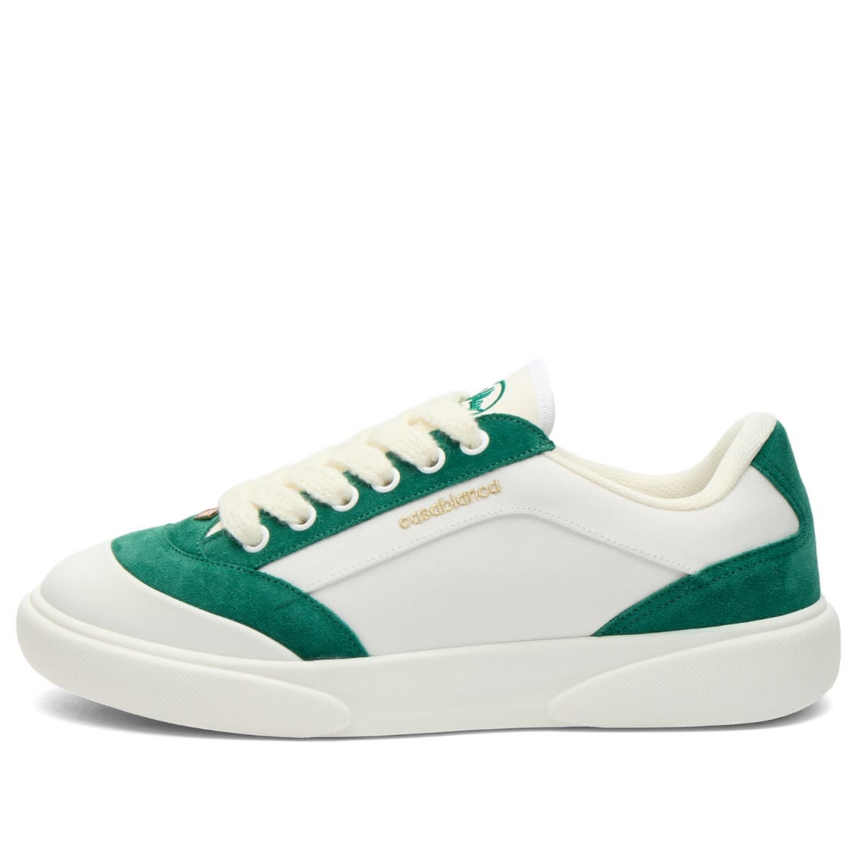 Casablanca Men's Del Mar Sneaker in White, Size UK 8 