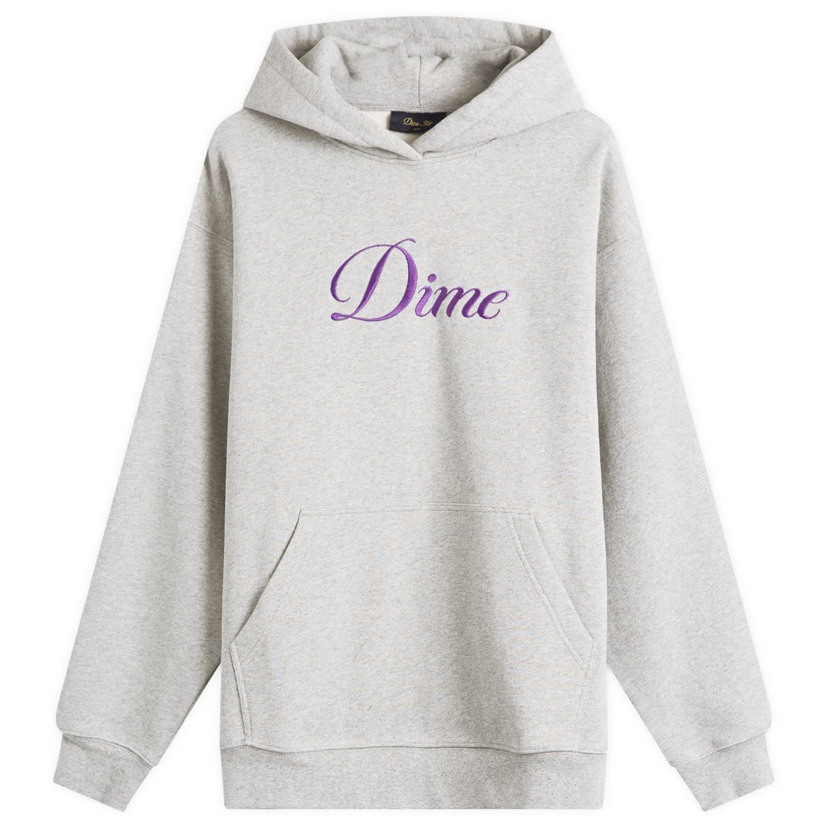 Dime Men’s Cursive Hoodie Heather Grey