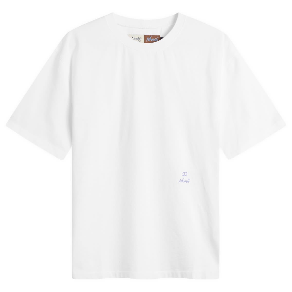 Drake’s Men’s x Nanga Graphic T-Shirt White