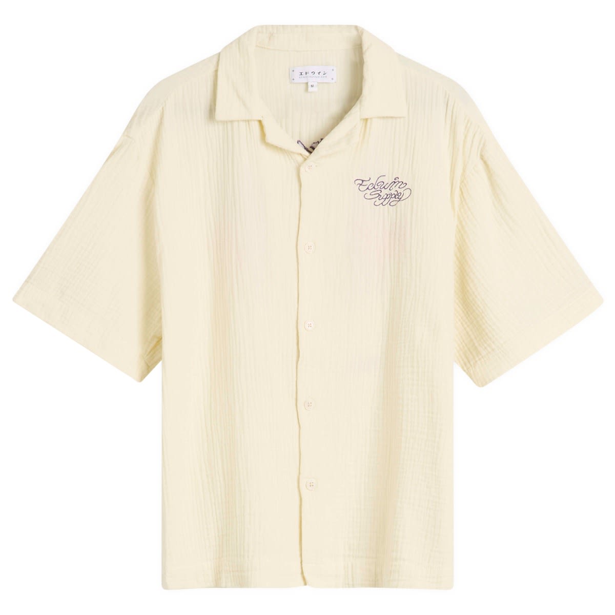 Edwin Men's Cream Melt The Chaos Shirt
