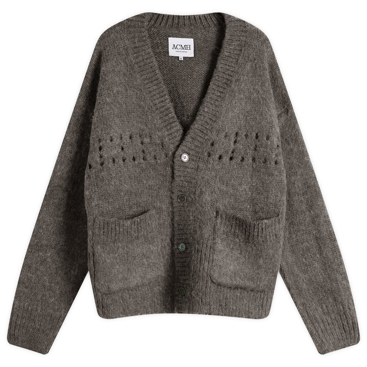 ACMH by Magic Castles — ACMH by Magic Castles Men's Martha Pocket Cardigan in Charcoal, Size Large