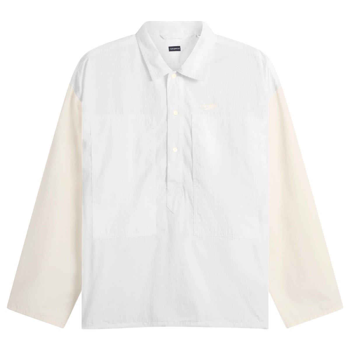 Nanamica — Nanamica Men's Pullover Shirt Jacket in Off White, Size Small
