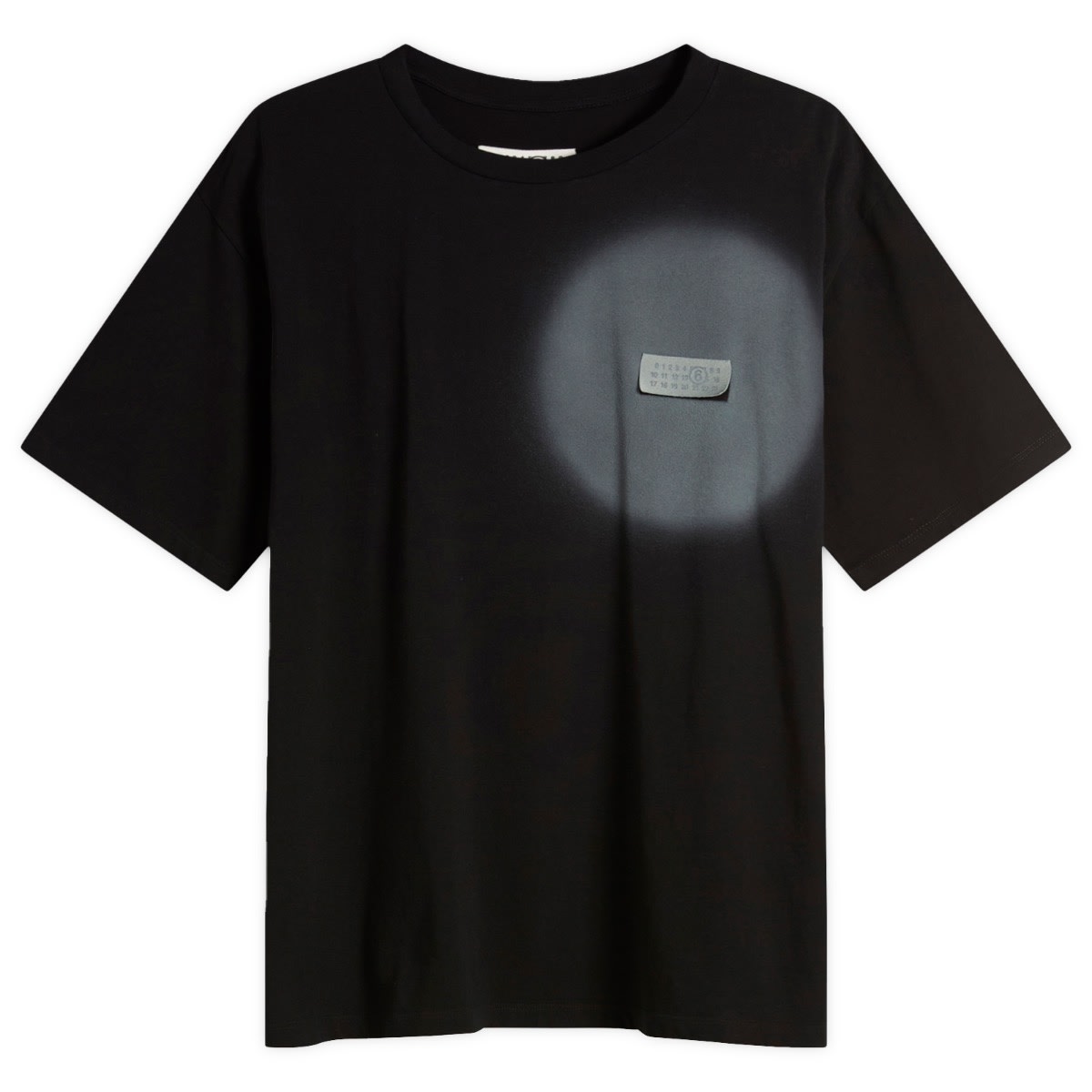 MM6 Maison Margiela Men’s Spray Graphic T-Shirt Black