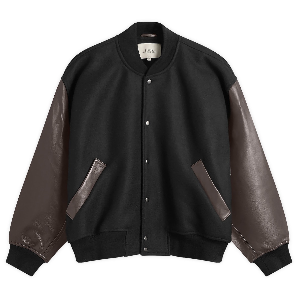Studio Nicholson - Piston Leather Bomber Jacket - Curated Menswear