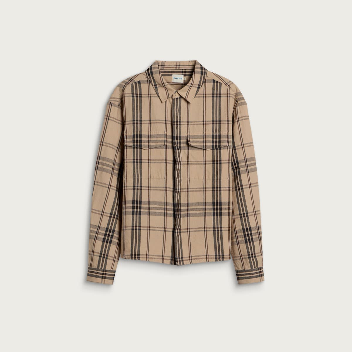 Bound Men’s Safari Check Linen Shirt