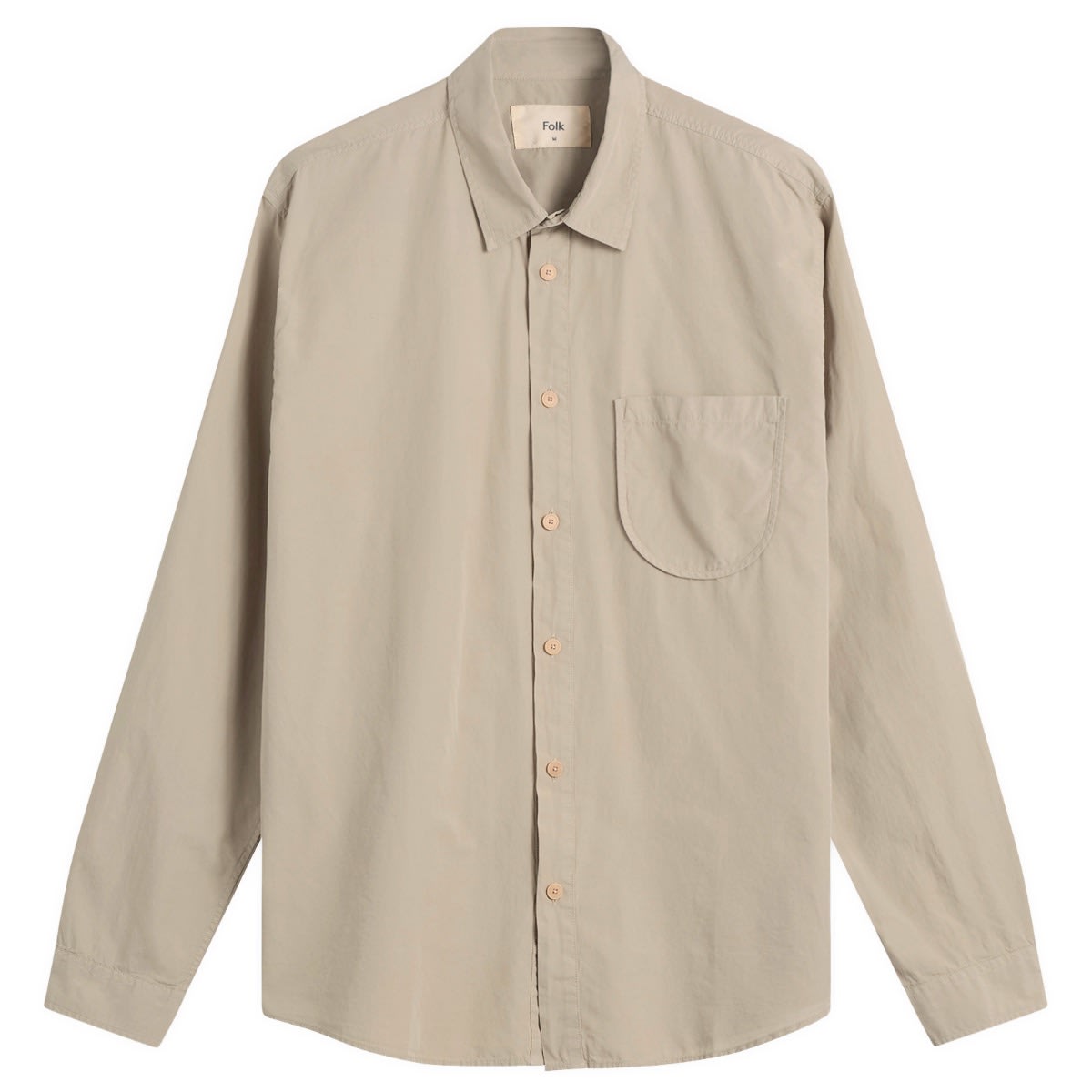 Folk Men’s Curve Shirt Silver Sage