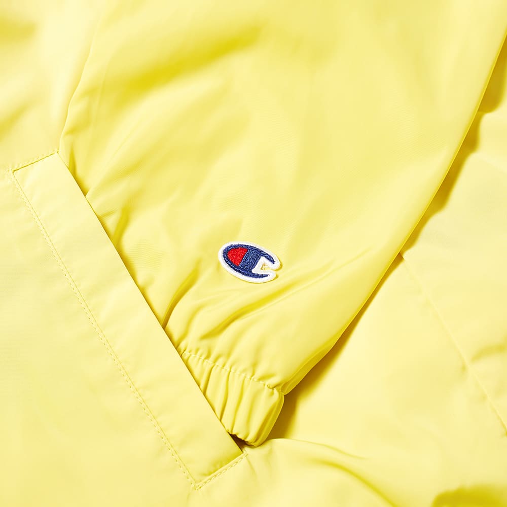 champion windbreaker yellow