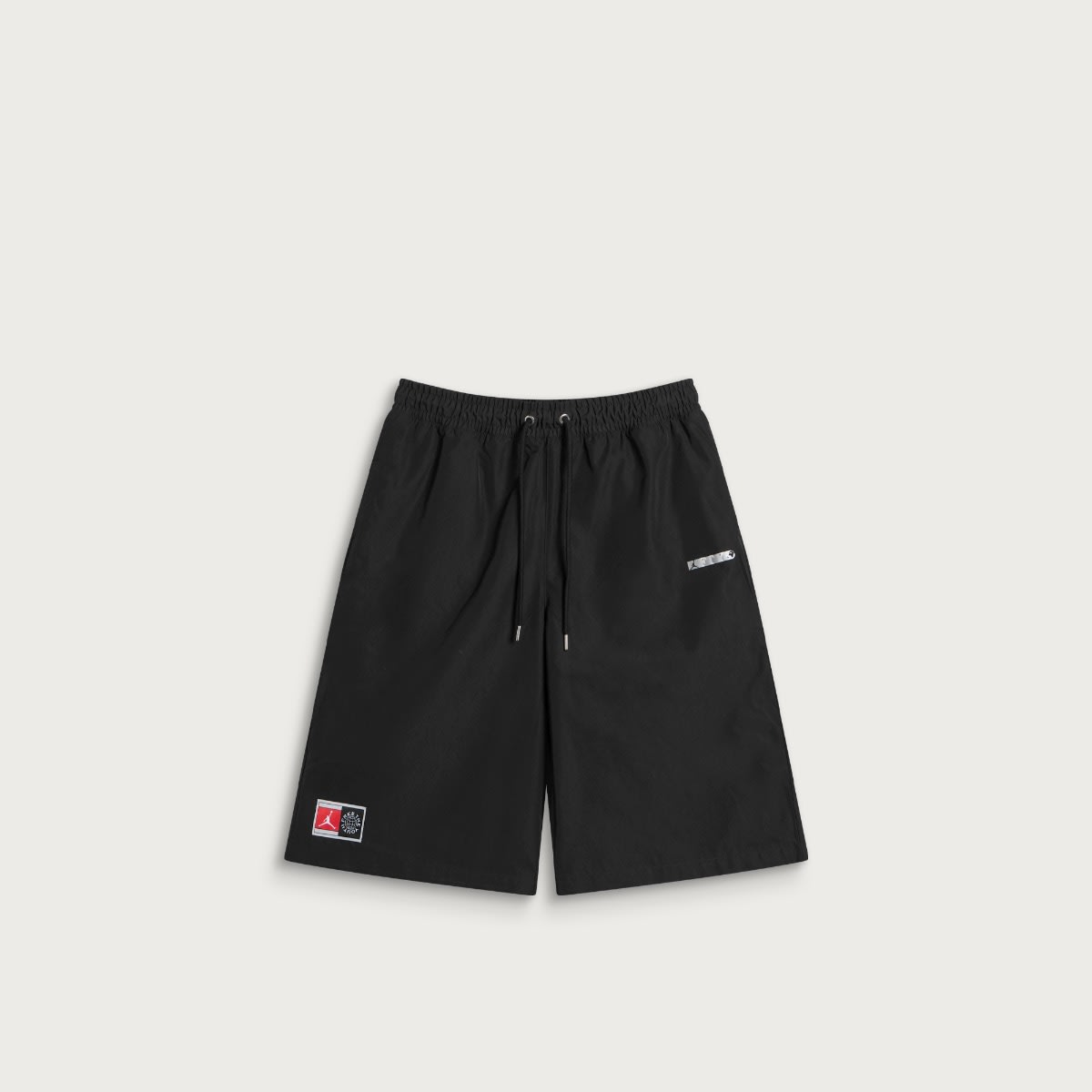 Air Jordan — Air Jordan Men's x Free the Youth Shorts in Black/Crimson, Size X-Small