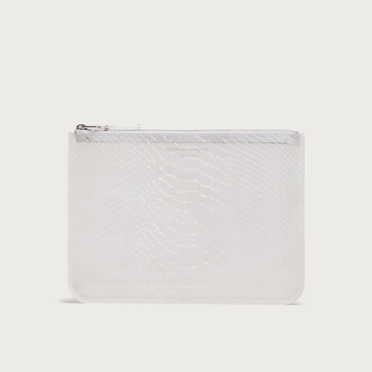 Comme des Garçons Wallet SA5100ST Wallet in Snake Transparent
