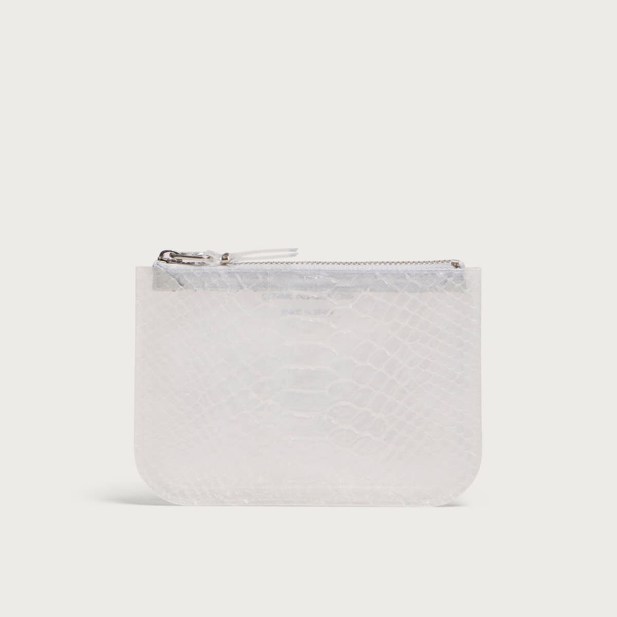 Comme des Garçons Wallet SA8100ST Wallet in Snake Transparent