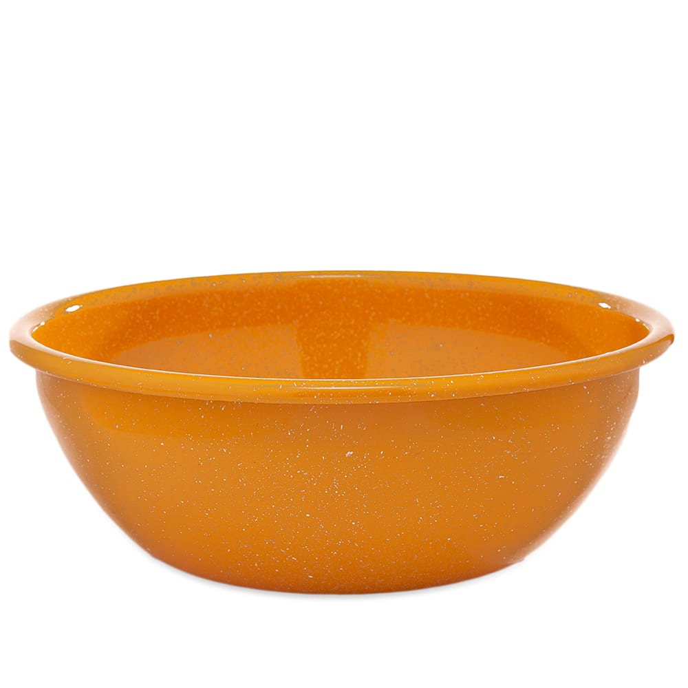 HAY Enamel Salad Bowl Dust Mustard END.