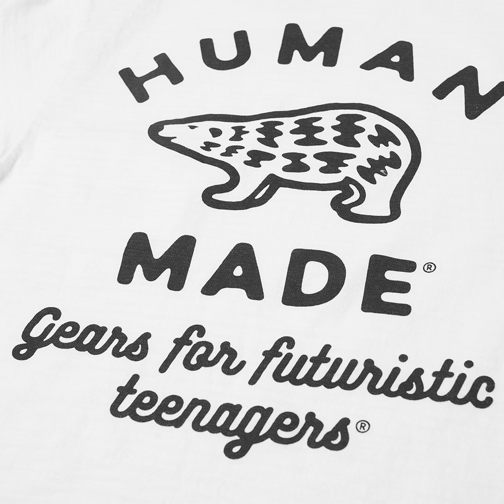 Human Made Polar Bear Logo Pocket Tee White END. (FR)
