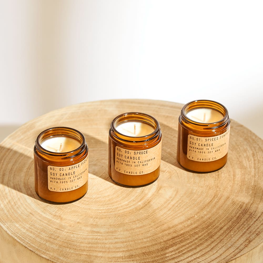 P.F. Candle Co Seasonal Classics Mini Soy Candle Set 3 x 3.5oz END. (Global)