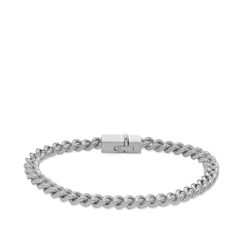 Tom Wood Rounded Curb Thick Bracelet 7.7 Tom Wood Rounded Curb Thick Bracelet 7.7