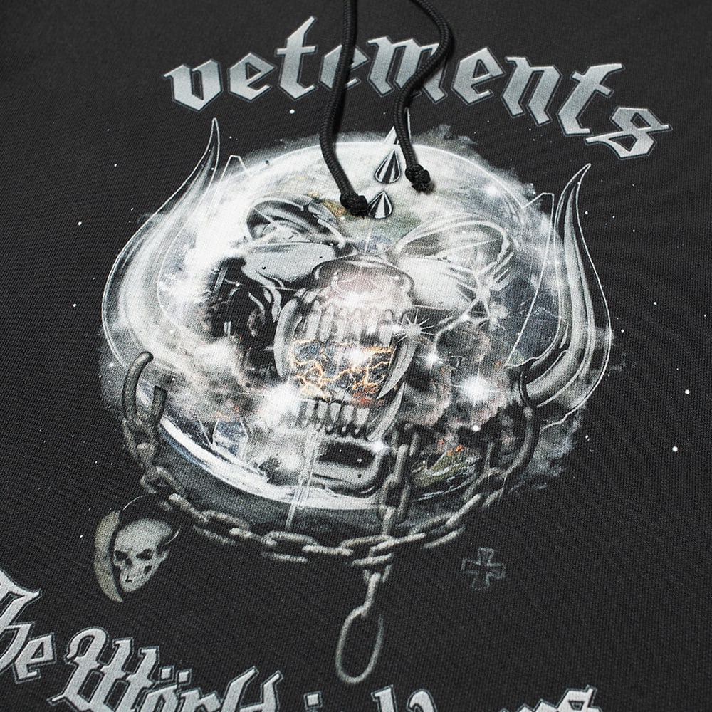 vetements motorhead moletom com capuz