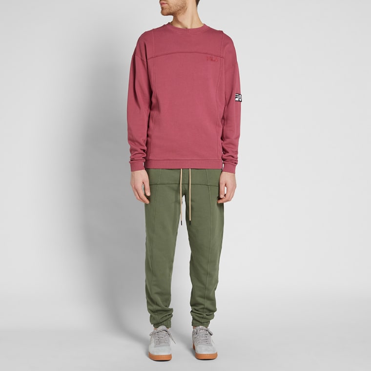 Logo burgundy Hodges End Crew Fila X Sweat Liam qUZfwnn1Ht