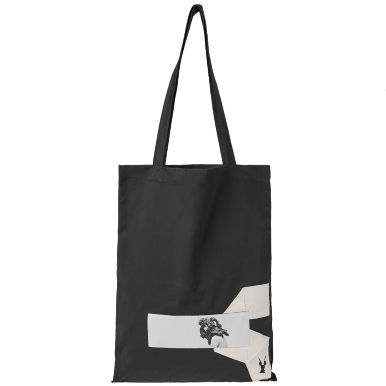 Rick Owens Drkshdw Patch Tote Bag Black End Rick Owens Drkshdw Patch Tote Bag Black 6