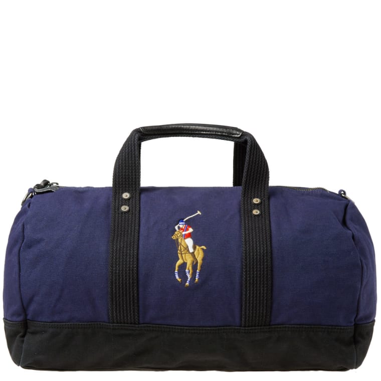Polo Ralph Lauren Player Canvas Duffle Bag Navy End Polo Ralph Lauren Player Canvas Duffle Bag Navy 1