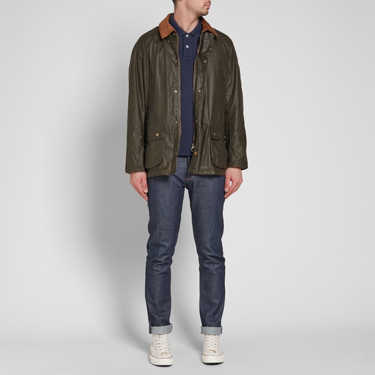 Barbour Lightweight Ashby Wax Jacket (Archive Olive) | END.