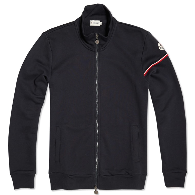 moncler black track top moncler black track top