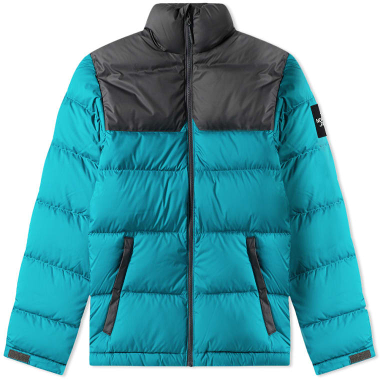 the north face black label 1992 nuptse jacket asphalt grey