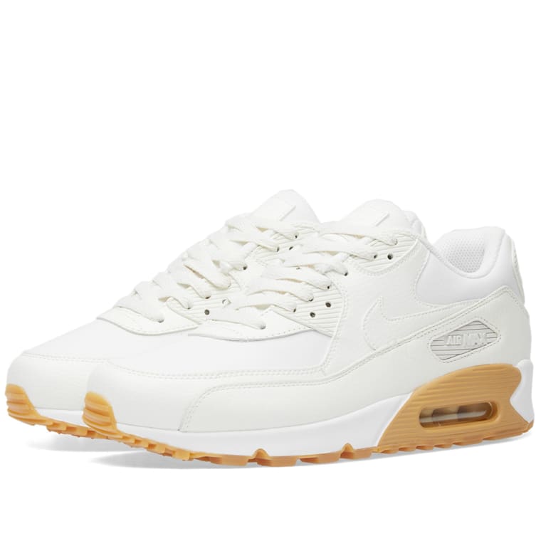 shop nike air max 90 premium sort gum 51354 77eae Nike Air Max 90 Leather (Femme) au meilleur prix Comparez