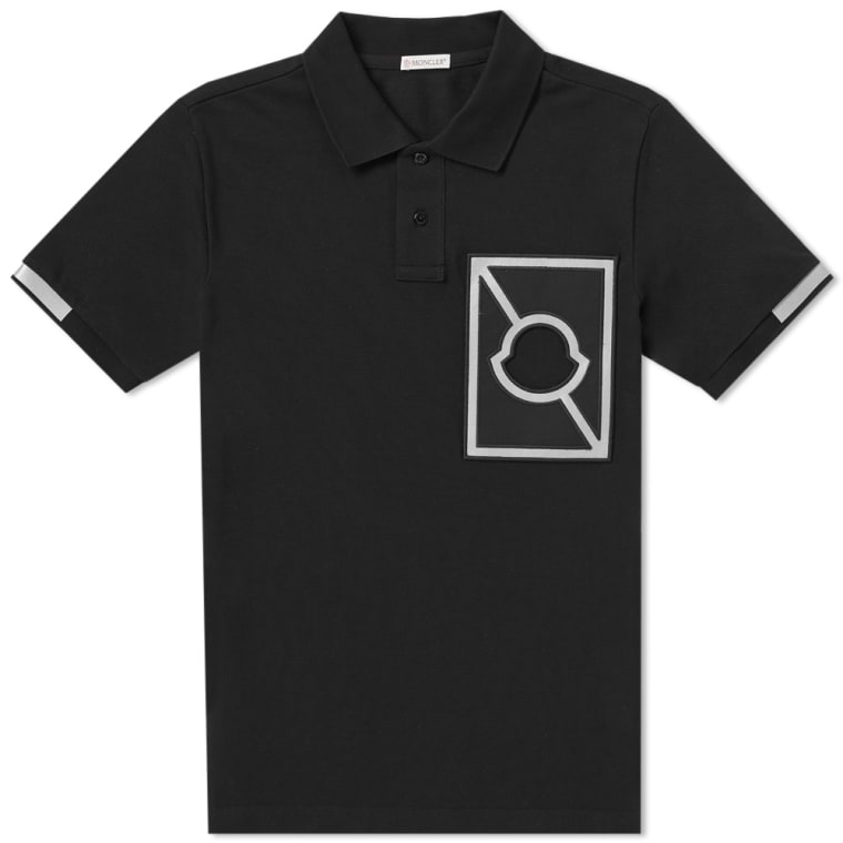 moncler black polo moncler black polo