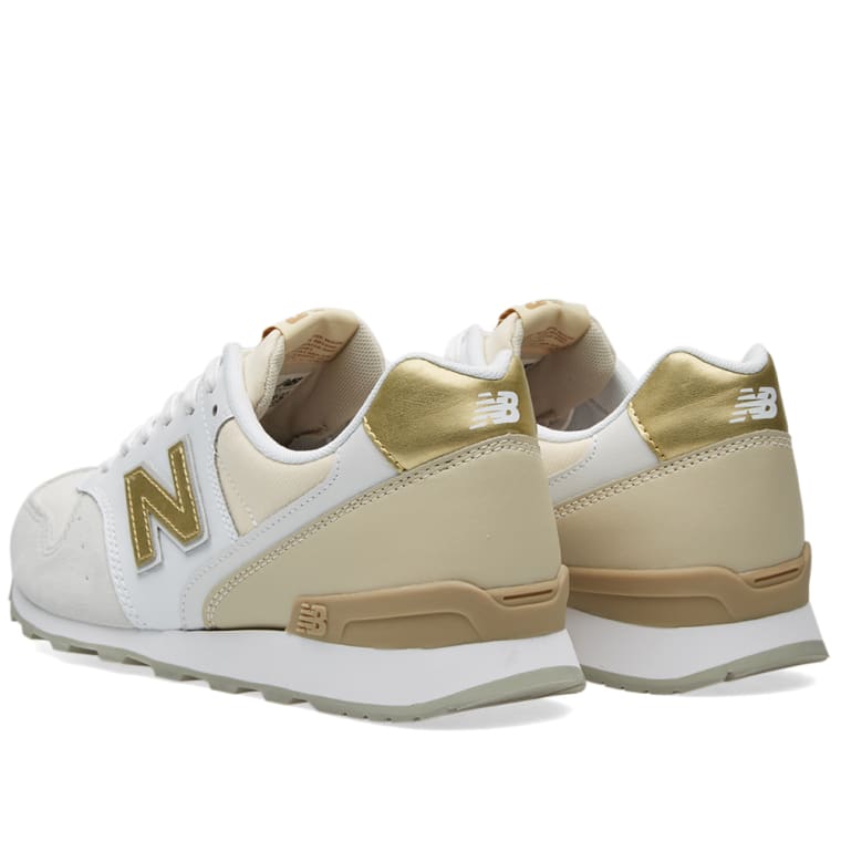 new balance wr996ie beige white & gold new balance wr996ie beige white & gold