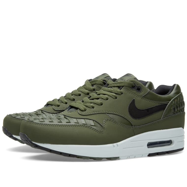 nike air max 1 woven carbon green nike air max 1 woven carbon green