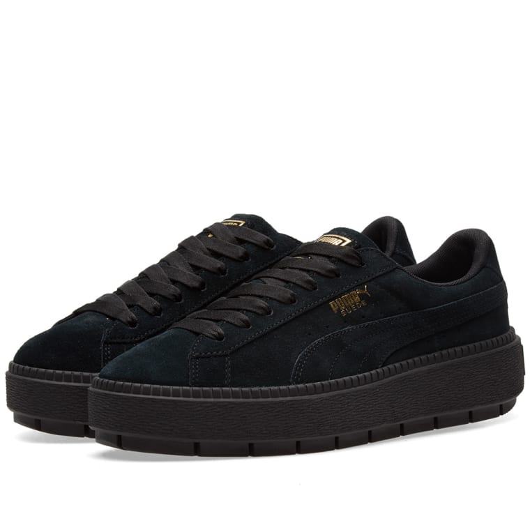 puma suede platform black puma suede platform black