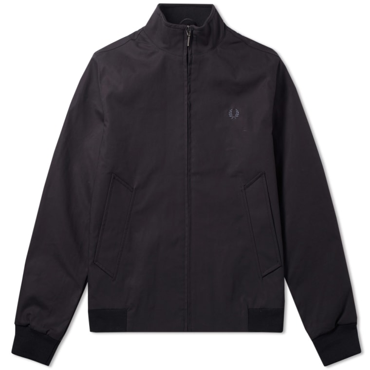 Fred Perry Bonded Zip Through Jacket Black End Fred Perry Bonded Zip Through Jacket Black 1