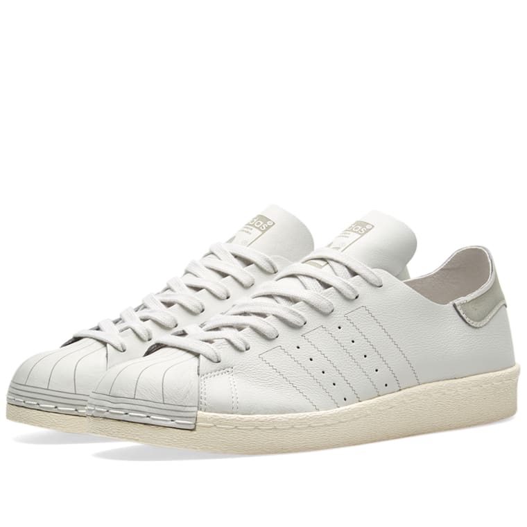 Adidas Superstar 80s Decon W (Grey One & Off White) | END. Adidas Superstar 80s Decon W Grey One & Off White 1