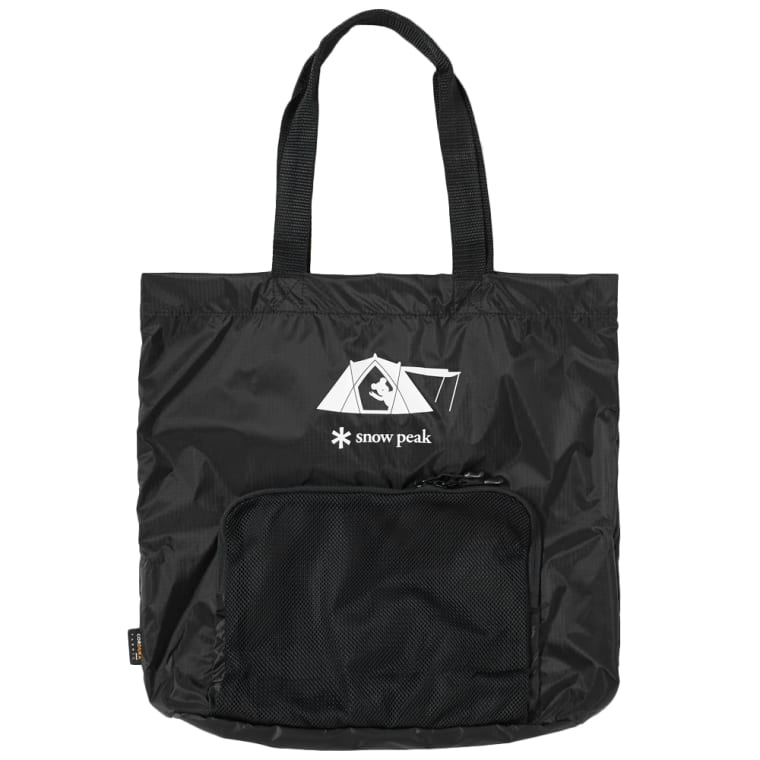 Medicom X Snow Peak Packable Tote Bag Black End Medicom X Snow Peak Packable Tote Bag Black 1