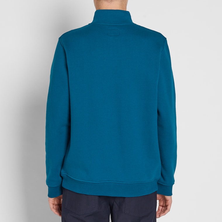 Download Stussy Quarter Zip Mock Neck (Dark Teal) | END.