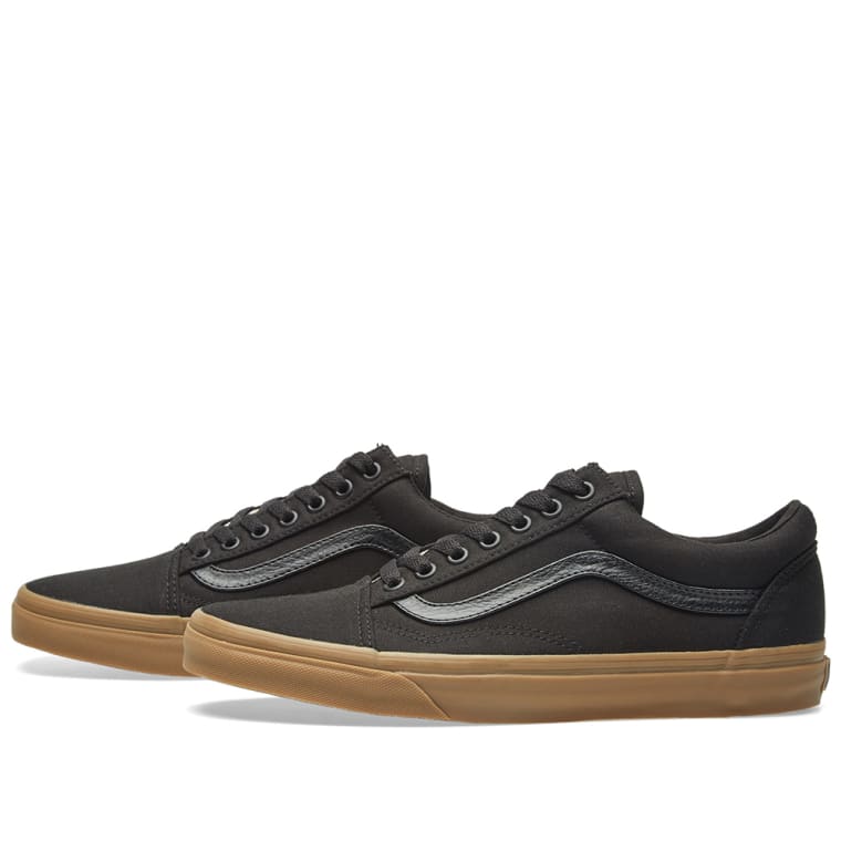 vans old skool gum sole black vans old skool gum sole black