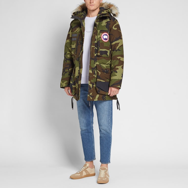 Canada goose macculloch parka black label grey camo Clearance
