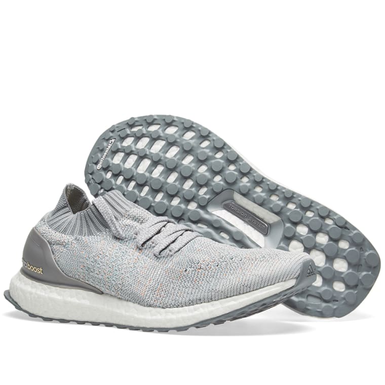 UA Ultra Boost Uncaged Shoes Clear Grey / Charcoal Solid Grey