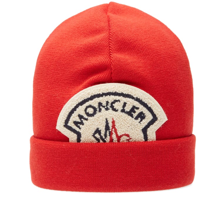 moncler red beanie moncler red beanie
