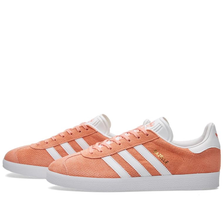 Adidas Gazelle (Sun Glow & White) | END. Adidas Gazelle Sun Glow & White 5