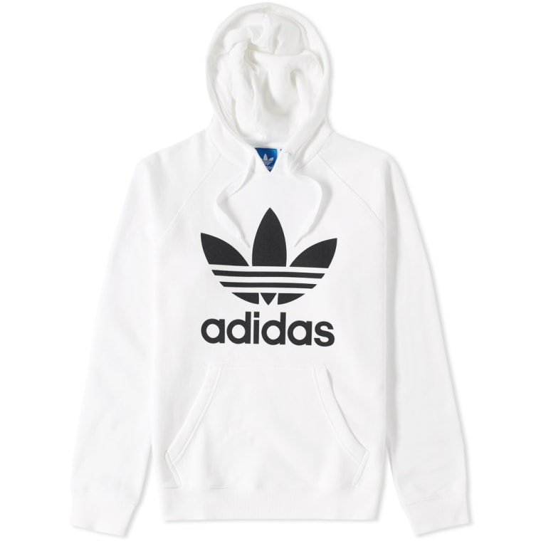 adidas trefoil hoodie grå adidas trefoil hoodie grå