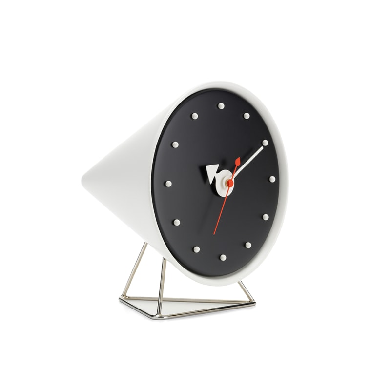 Vitra George Nelson Cone Desk Clock Polyurethane End Vitra George Nelson Cone Desk Clock Polyurethane 2
