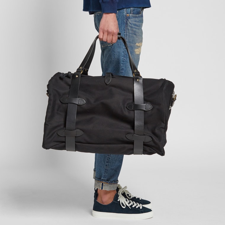 Filson Twill Medium Duffle Bag Black End Filson Twill Medium Duffle Bag Black 3