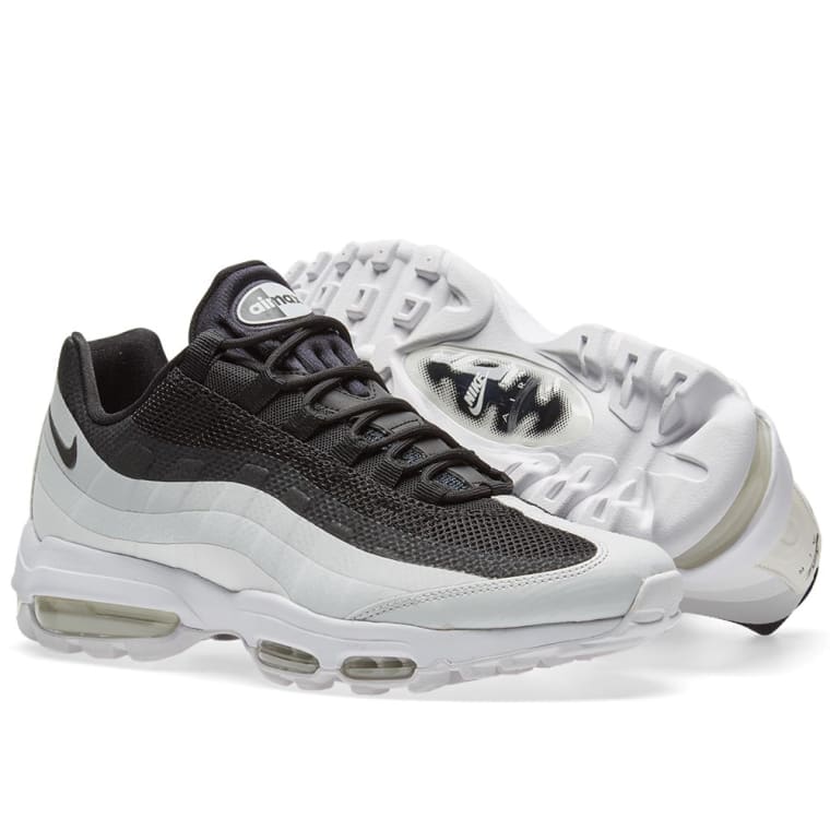 Nike Air Max 95 Ultra Essential (Black, White & Pure Platinum) | END.